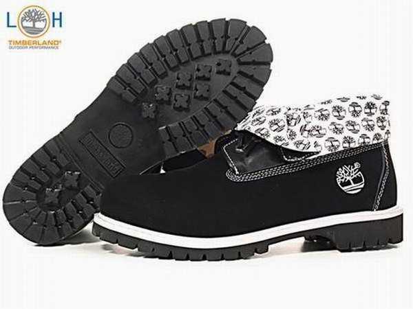 timberland homme cuir noir